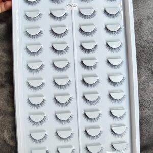 20 Pair Premium Mink Eyelashes Box (Classic) Light Lash