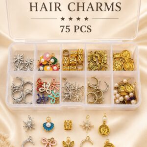 Carnival Hair Charms Box(Set of 75 pcs)