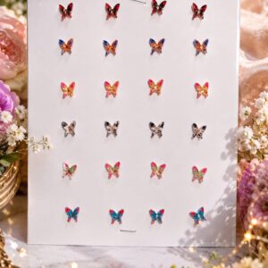 3D Butterfly Hair Card