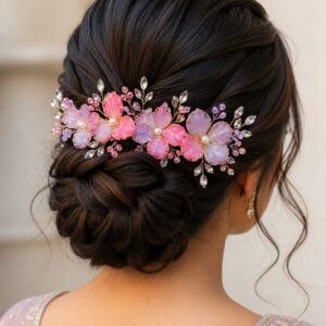 Crystal Flower Hair Tiara