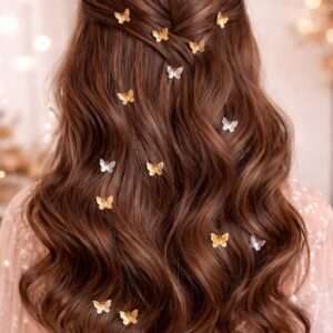 Crystal Butterfly Stickons Card