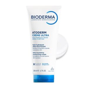 Bioderma Atoderm Creme Ultra-Nourishing Moisturiser Pump Bottle (200 ml)