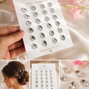 Water Drop Stickon Hair Card