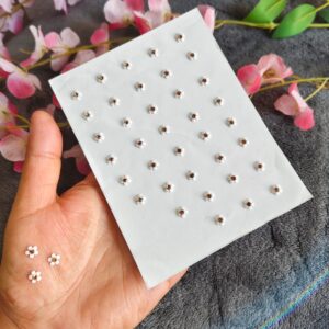 Flower Stone Stickon Card