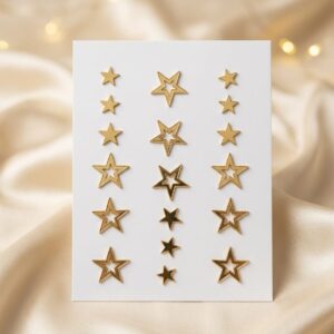 Star Stickon Hair Card