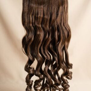 Hair Extensions for Women | 5 Clip Hair Extension for Length & Volume(Coffee Brown)