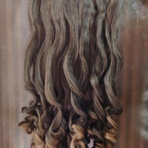 Hair Extensions for Women | 5 Clip Hair Extension for Length & Volume(Choco Highlight)