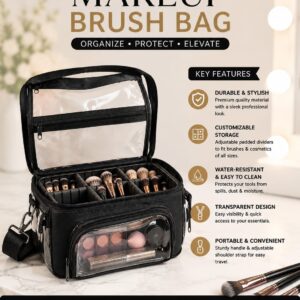 Professional Makeup Cosmetic Brush Bag