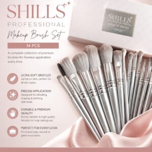 Shills Professional 14 Pcs Brushes Set