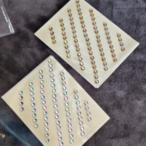 Crystal Hair Stone (Set of 2 Card)