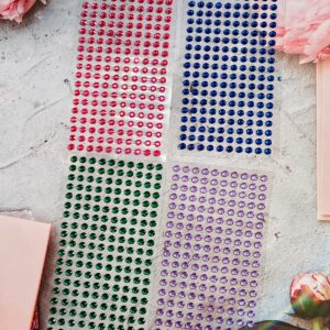Hair Mirror Colourful beads(Set of 4 Combo)