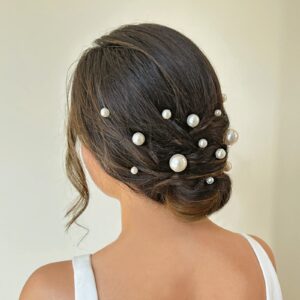 Hair Pearl Sliver & Gold Combo Set