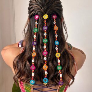 Rangoli Hair Chain(Set of 3 Chain)