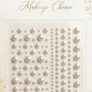 Pearl Shape Hair Stickon(Set of 2 card)