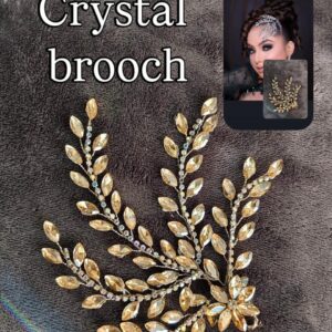 Crystal Hair Broach