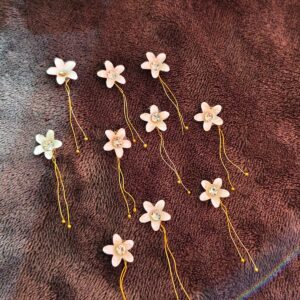 Flower Pins(Combo of gold &Silver)