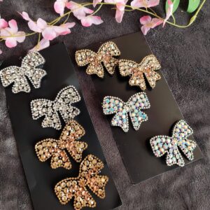 Diamond Hair bow (set of 4 Pcs)