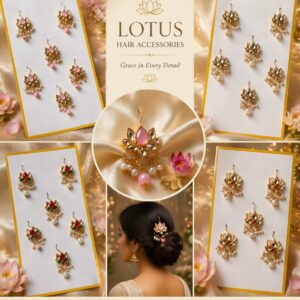 Lotus Hair Pin (Set of 6)