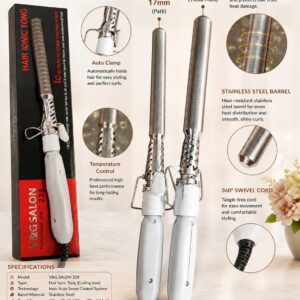 V&G  Professional Hair Curler | Ceramic Curling Wand for Salon Style Curls
